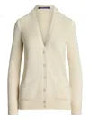 Ralph Lauren Mulberry Silk Cardigan In Nude