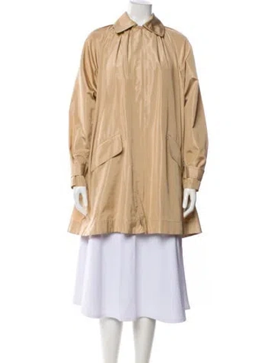 Pre-owned Ralph Lauren Silk Coat In Neutral