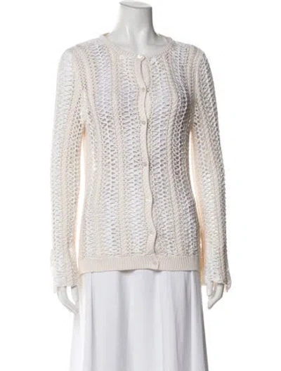 Pre-owned Ralph Lauren Silk Crew Neck Sweater In Multi
