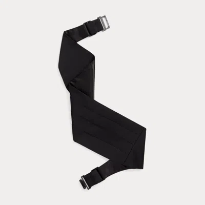 Ralph Lauren Kids' Silk Cummerbund In Black