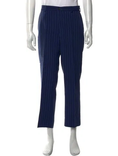 Pre-owned Ralph Lauren Silk Dress Pants In Blue