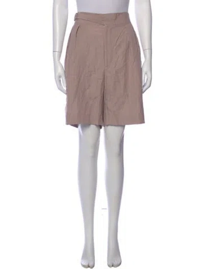 Pre-owned Ralph Lauren Silk Knee-length Shorts In Pink