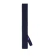 Ralph Lauren Silk Knitted Tie In Blue