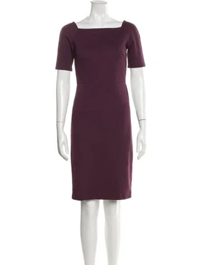 Pre-owned Ralph Lauren Silk Mini Dress In Purple