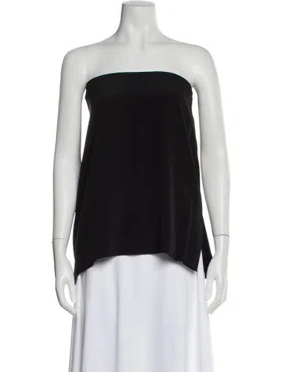 Pre-owned Ralph Lauren Silk Mini Skirt In Black