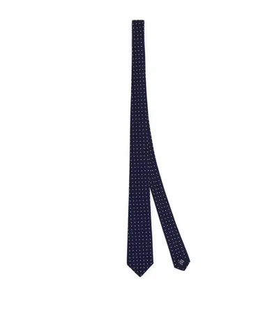 Ralph Lauren Kids' Silk Polka-dot Tie In Black