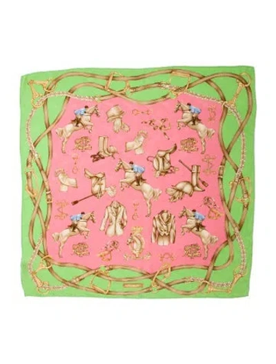 Pre-owned Ralph Lauren Silk Printed Shawl In Multi