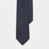 Polo Ralph Lauren Silk Repp Narrow Tie In Navy