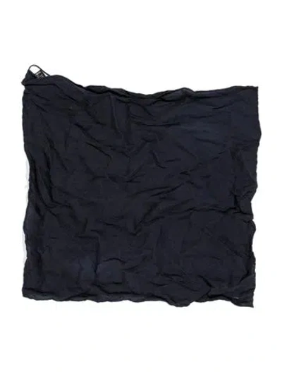 Pre-owned Ralph Lauren Silk Scarf In Blue