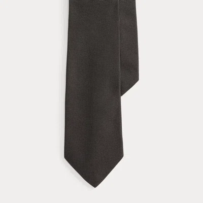 Ralph Lauren Silk Tie In Dark Brown In Pink