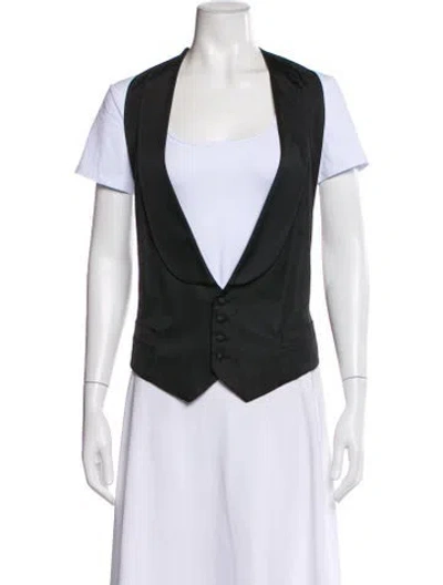 Pre-owned Ralph Lauren Silk Vest In White