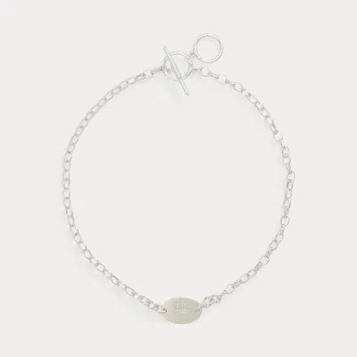 Ralph Lauren Silver-plated Logo Necklace