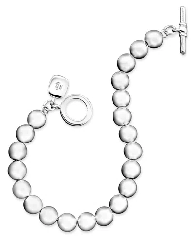 Ralph Lauren Silver-tone Bead (8 Mm) Bracelet