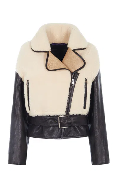 Ralph Lauren Silvester Leather-shearling Jacket