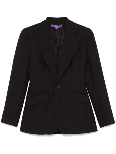 Polo Ralph Lauren Single-breasted Blazer In Black