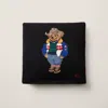 Ralph Lauren Ski Polo Bear Throw Pillow In Blue