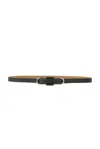 Ralph Lauren Skinny Belt In Green