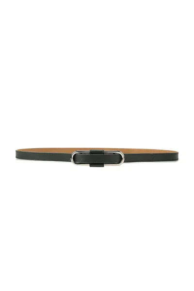 Ralph Lauren Skinny Belt In Green