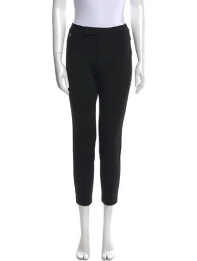 Pre-owned Ralph Lauren Skinny Leg Pants In Black