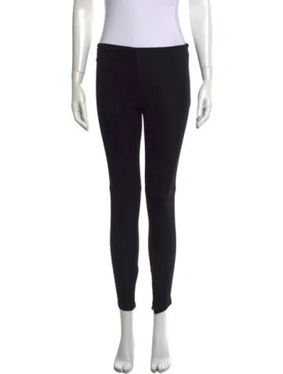 Pre-owned Ralph Lauren Skinny Leg Pants In Black
