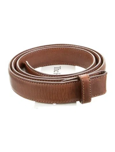 Pre-owned Ralph Lauren Skinny Neoprene Waist Belt In Neutral