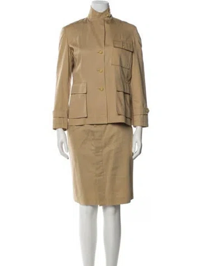 Pre-owned Ralph Lauren Skirt Suit In Neutral