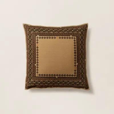 Ralph Lauren Skyler Throw Pillow In True Brown/sand