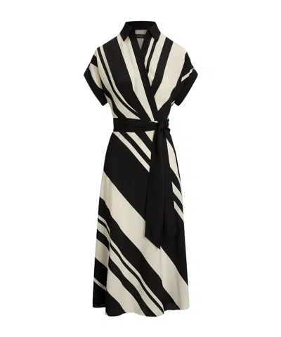Ralph Lauren Sleeve Day Dress In Multi