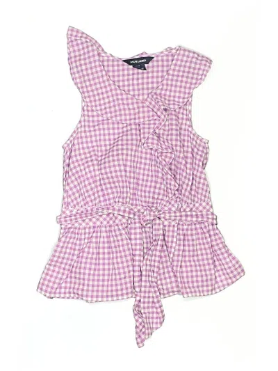 Pre-owned Ralph Lauren Kids' Sleeveless Blouse In Purple