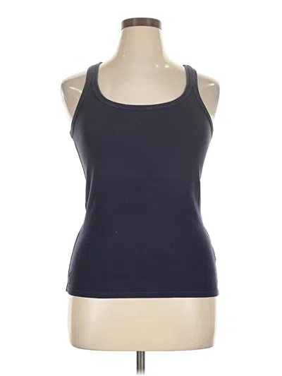 Pre-owned Ralph Lauren Sleeveless Top Blue Halter Neckline Tops