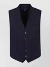 Shop Ralph Lauren Sleeveless V-neckline Jacket With Adjustable Back Strap