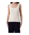 Ralph Lauren Cable-knit Scoop-neck Top