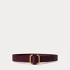 Ralph Lauren Women's Slide Buckle Leather Belt In Brown