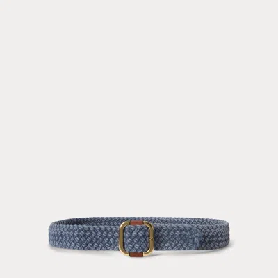 Ralph Lauren Slide-buckle Woven Cotton Belt
