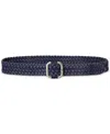Ralph Lauren Slide-buckle Woven Denim Belt