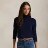 Polo Ralph Lauren Slim Fit Cashmere Turtleneck In Hunter Navy