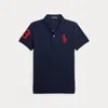 Polo Ralph Lauren Kids' Slim Fit Cotton Mesh Polo In Blue