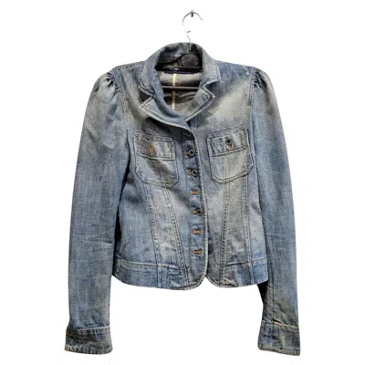 Pre-owned Ralph Lauren Slim Fit Denim Jacket 2000s - United States In Gray