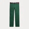 Polo Ralph Lauren Kids' Slim Fit Flex Abrasion Twill Trouser In Green