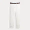 Polo Ralph Lauren Kids' Slim Fit Flex Abrasion Twill Trouser In Brown