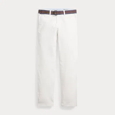 Polo Ralph Lauren Kids' Slim Fit Flex Abrasion Twill Trouser In Brown