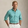 Polo Ralph Lauren Slim Fit Garment-dyed Oxford Shirt In Deep Seafoam