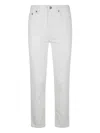 Ralph Lauren Hghrs St Ank Ankle Straight Jeans In 白色