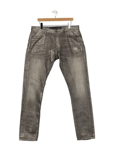 Pre-owned Ralph Lauren Slim Fit Jeans In Grey