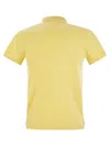 Ralph Lauren Slim-fit Pique Polo Shirt In Yellow