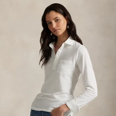 Ralph Lauren Slim Fit Pocket Mesh Polo Shirt
