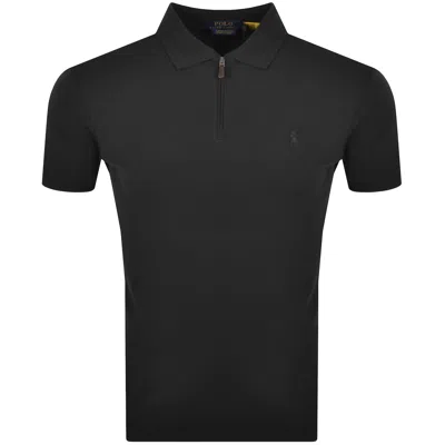 Ralph Lauren Slim Fit Polo T Shirt Black