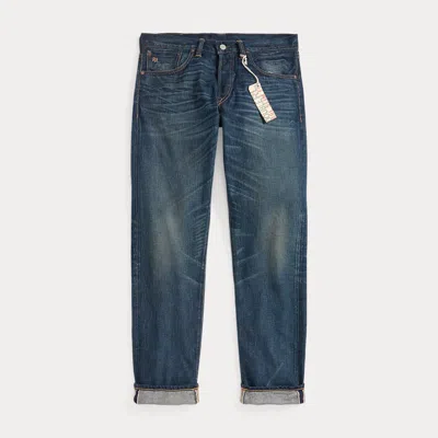 Ralph Lauren Slim Fit Ridgecrest Selvedge Jean In Ridgecrest Wash In Blue