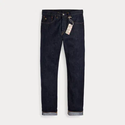 Ralph Lauren Slim Fit Rinse Selvedge Jean In Rinse In Blue