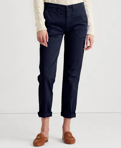 Ralph Lauren Slim Fit Stretch Chino Pant In Blue